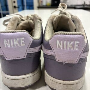 Nike Kids Lilac and White Sneakers